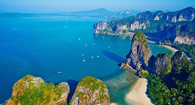 风光无限美好的海边美景