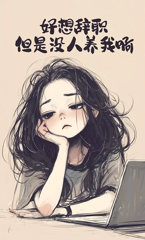 好想辞职，但是没有人养我啊