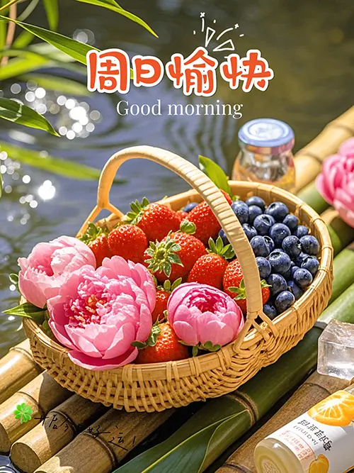 送你美美的祝福，周日愉快